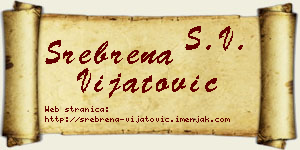 Srebrena Vijatović vizit kartica